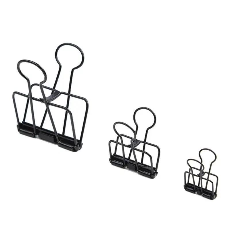 Новый простой металлический зажим с длинным хвостом креативные канцелярские