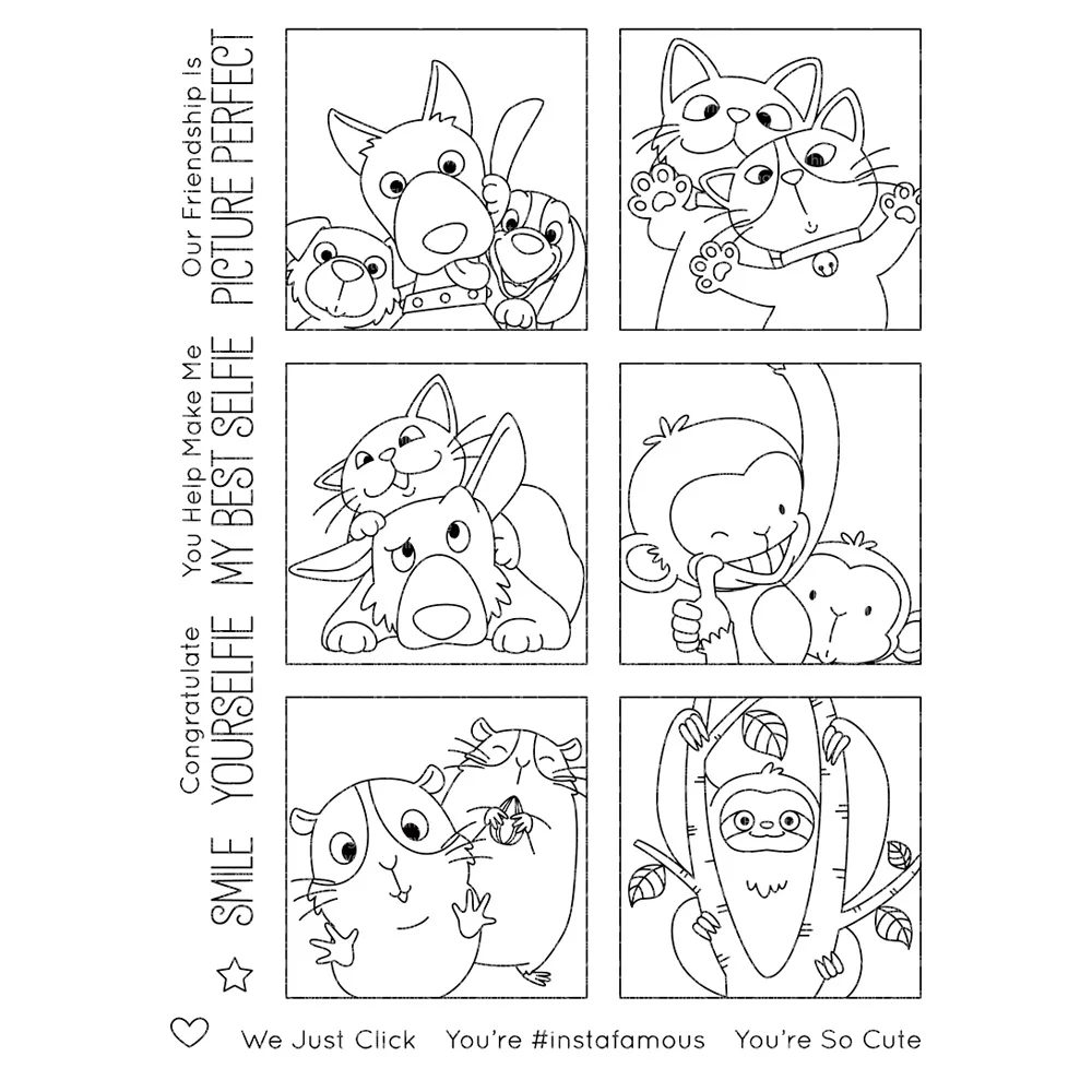 Идеальный прозрачный силиконовый штамп/уплотнение для скрапбукинга