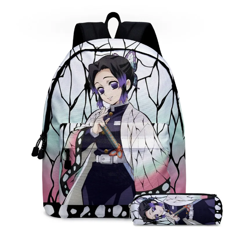 

Character Demon Slayer Cosplay Backpack Blade Butterfly Ninja Student Schoolbag Anime Cartoon Backpack Gifts for Children