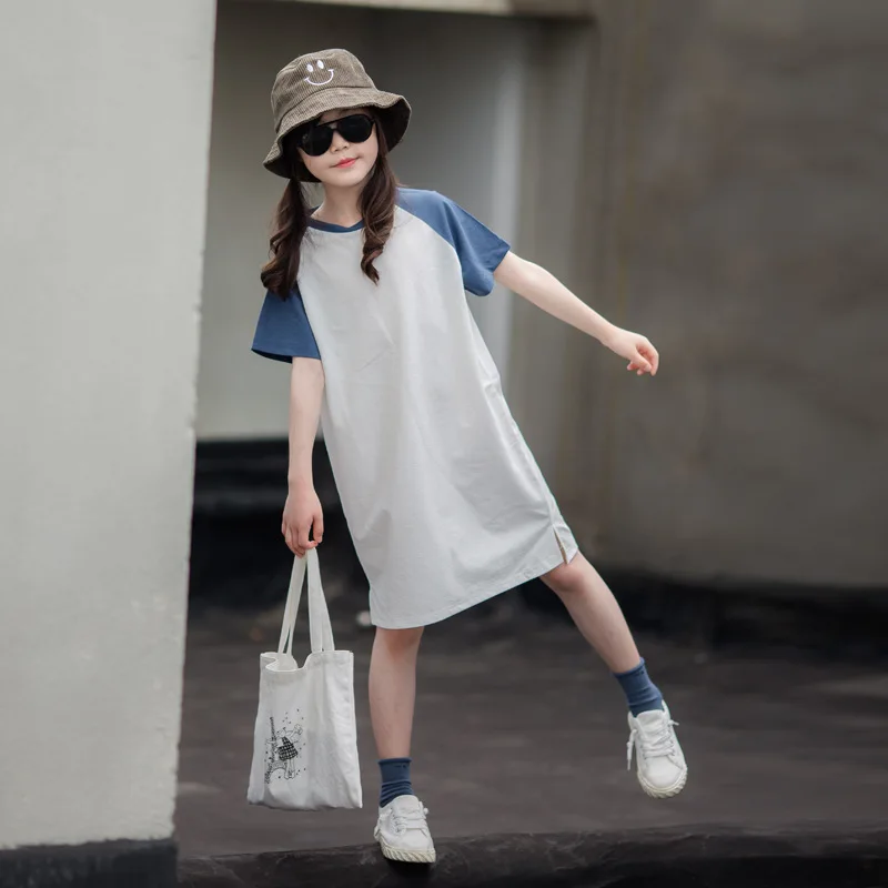Girls Summer Dress 2021 New Baby for Children Leisure Mother and Daughter Dresses Kids Shirt Toddler Clothes #5230 | Детская одежда и