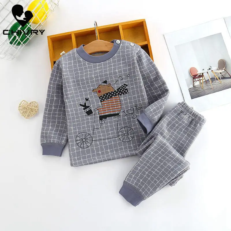 Новинка 2020 пижамный комплект для мальчиков и девочек Милая футболка с длинным