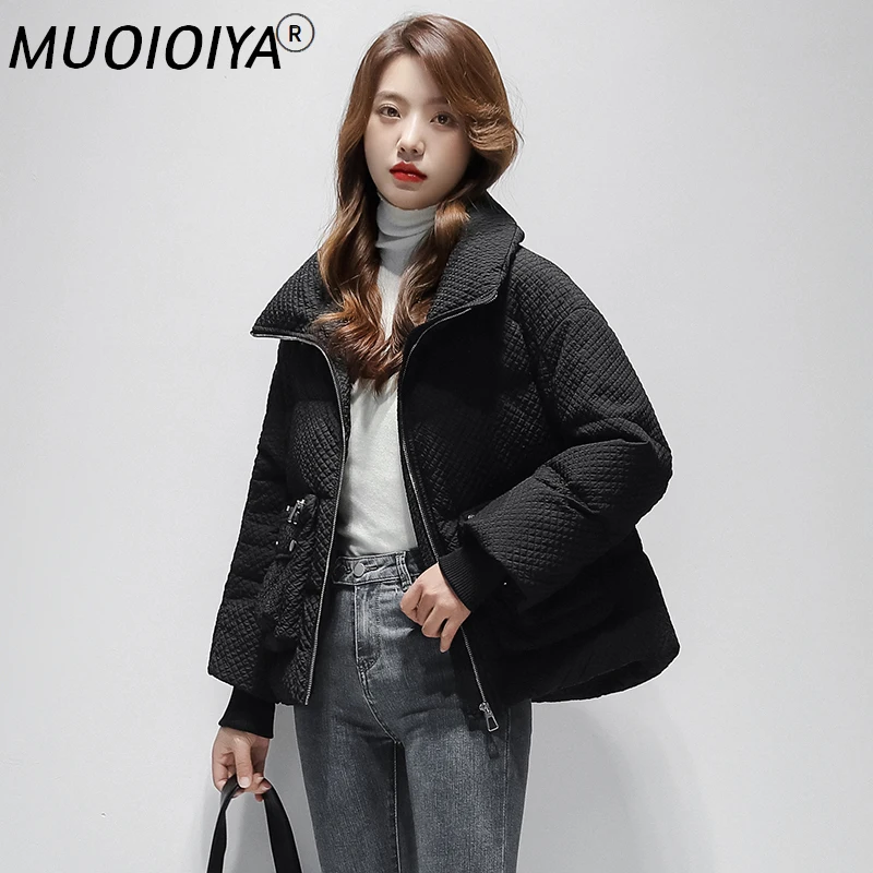 

Женская зимняя куртка-пуховик с воротником-стойкой, короткая Корейская парка, новая мода, Chaqueta Mujer SQQ465, 2022