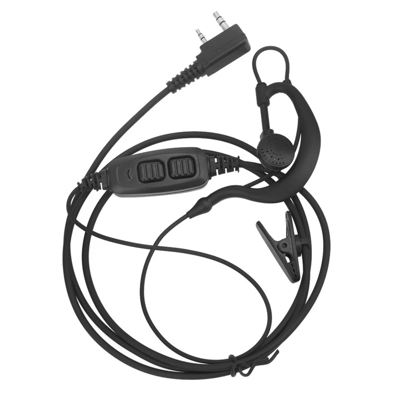 Профессиональный Фотофон 2 Pin двойной PTT гарнитуры микрофон для Baofeng UV-82 UV-8D иди и