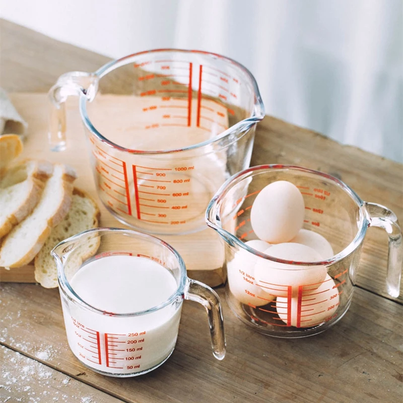 Стекло мерный стаканчик домашние кухонные инструменты для выпечки серии