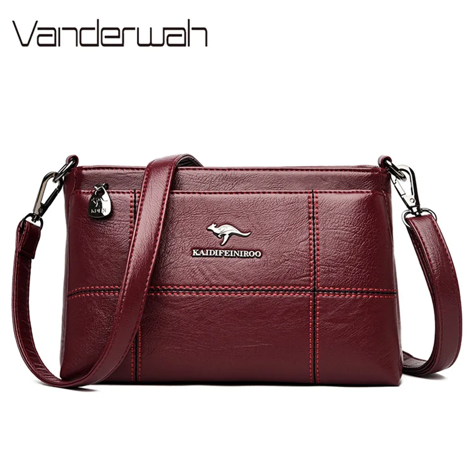 Роскошные сумочки женские сумки дизайнерские через плечо с 3 отделениями для