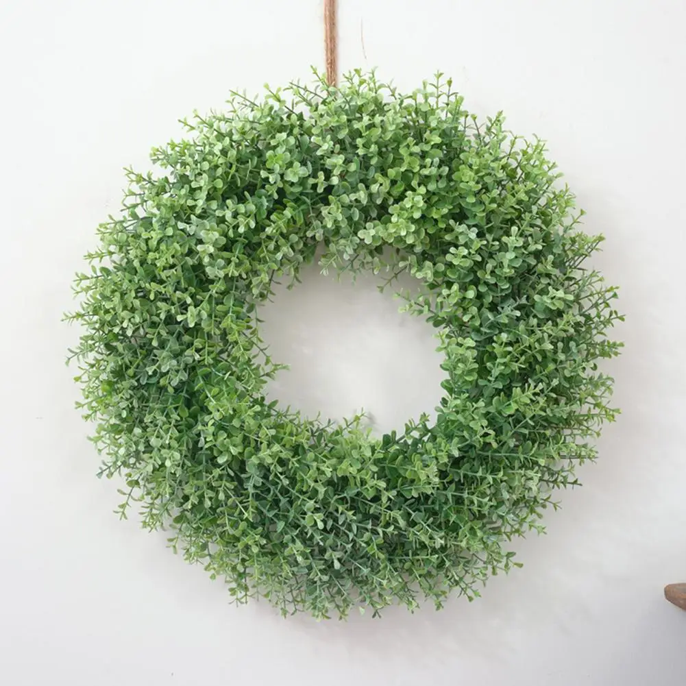 

Artificial Leaf Wreath Garland Threshold Home Door Party Hanging Pendant Decor Leaf Design Holiday Ornament Home Decoration