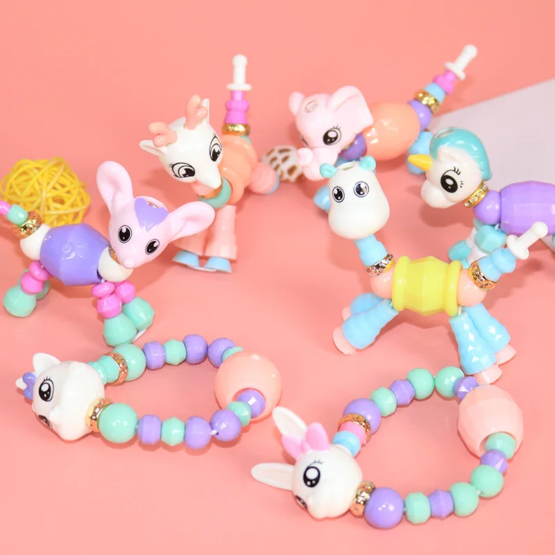 

Украшения для творчества, украшение для вечеринки, 1 шт., случайная сборка, единороги, браслет, игрушка, детские подарки, разнообразный волше...