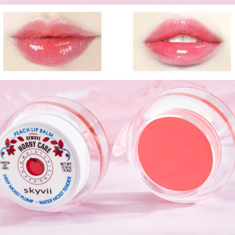 

Peach Lip Cream Lip Balm Moisturizing Gentle Exfoliating Lips Repair Fading Lip Wrinkles Lipfilm Moisturizing Lip Care TSLM1