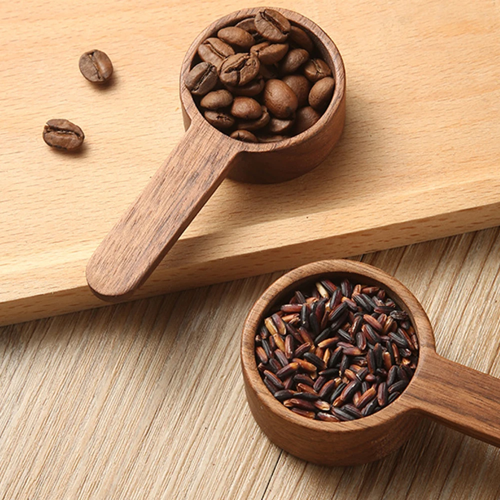 

Wooden Measuring Spoon Set Kitchen Measuring Spoons Tea Coffee Scoop Sugar Spice Measure Spoon Measuring Tools for Cooking