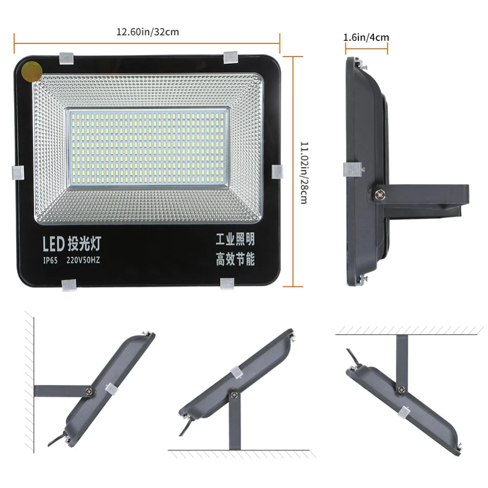 Светодиодный прожектор 300 Вт Ip65 водонепроницаемый наружное освещение В
