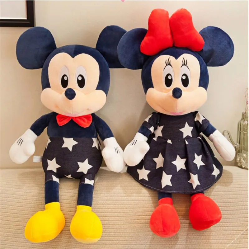 

35-45 CM Disney Mickey Mouse Minnie Plush Toys Cute Animals Stuffed Doll Disney Toys Children Gifts
