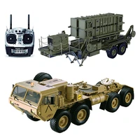 112 hg u s p802 military rc trucks lights missile launch vehicle p805 trailer diy car model toys for adults thzh1232 smt4