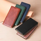 Кожаный чехол-книжка для Samsung On5, On7 2016, A5, A7 2017, A8, A9 2018, Galaxy Note 4, 5, 8, 9, 10, 20 Pro, с отделением-бумажником в стиле ретро