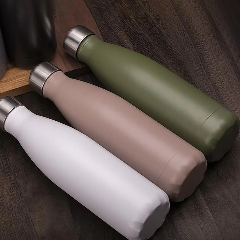 Индивидуальная бутылка для воды без бисфенола А термос 500 мл из нержавеющей стали