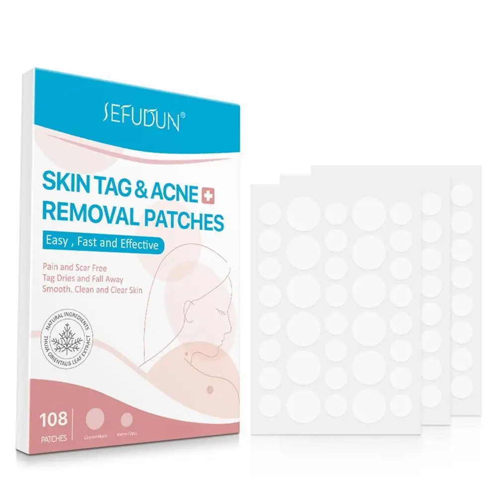 

108pcs Ance Patch Hydrocolloid Master Invisible Skin Tag Remover Skin Care Pimple Patch Wart Acne Remover Skin Care Tools