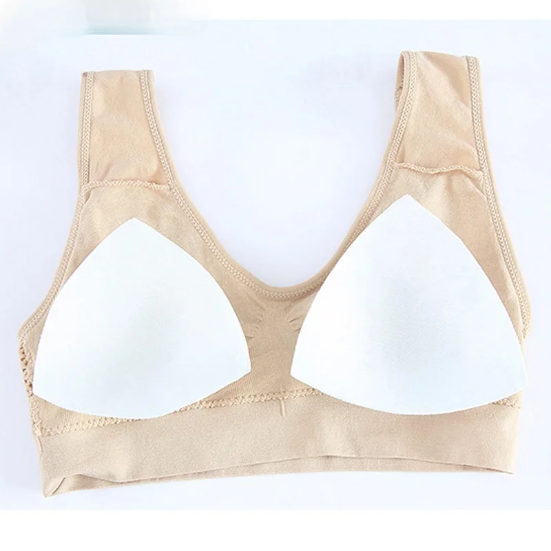 

2021 Bras For Women Plus Size Seamless Bra Cotton Breathable Underwear Wireless With Pads Push Up Bra Plus Size 5XL 6XL