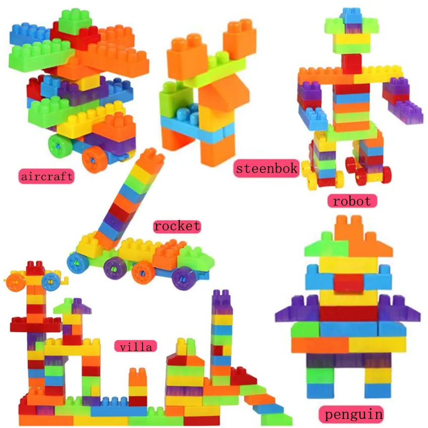 Набор строительных блоков большого размера Развивающие детские игрушки оптом