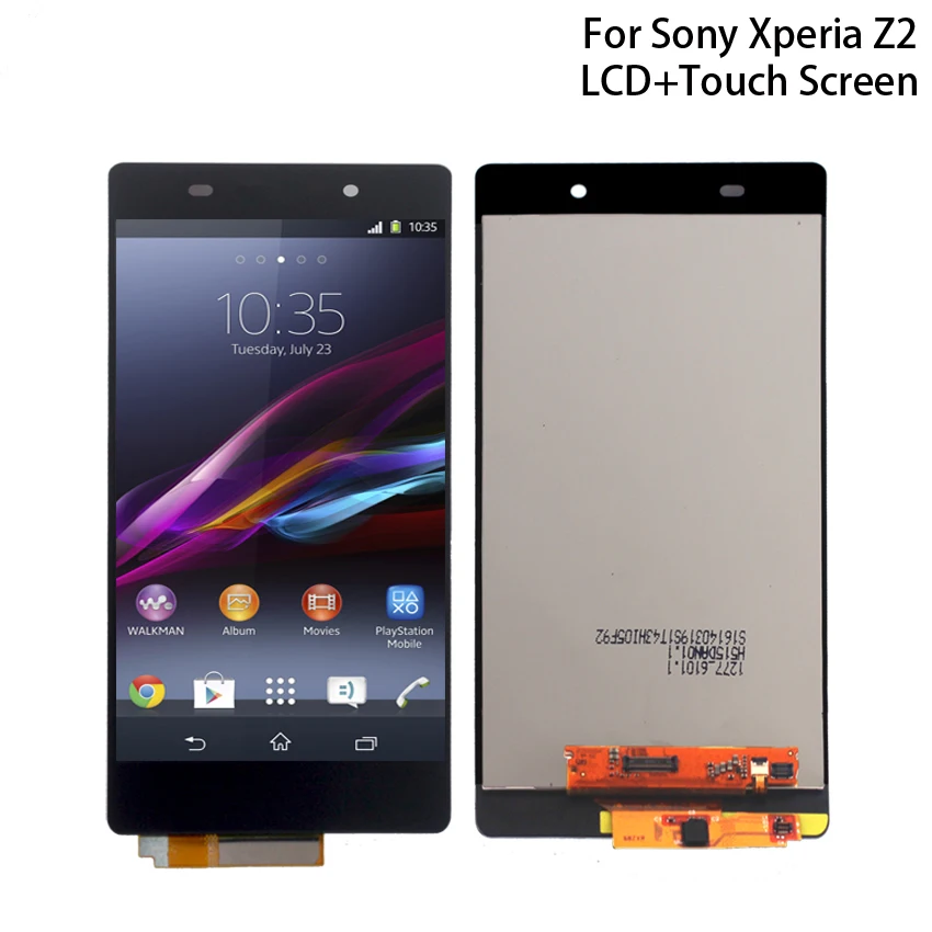 ЖК дисплей для Sony Xperia Z2 сенсорный экран дигитайзер в сборе D6502 D6503 D6543 дисплея