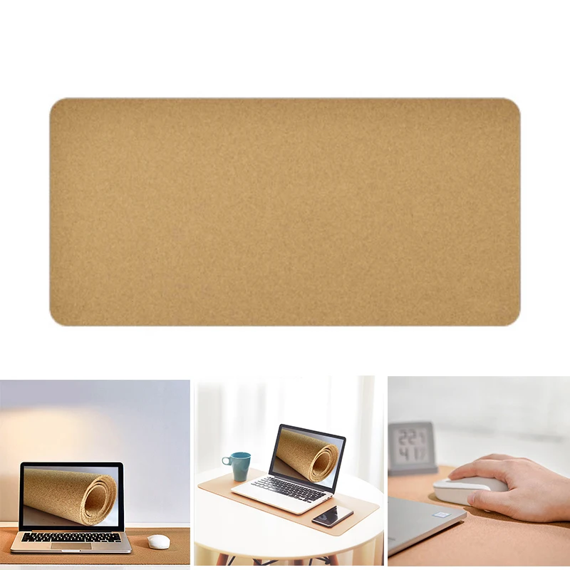 

Eco-Friendly Cork Double-Sided Office Desk Mat Mouse Pad Smooth Surface Soft Desk Protector for Office Home Gaming FKU66