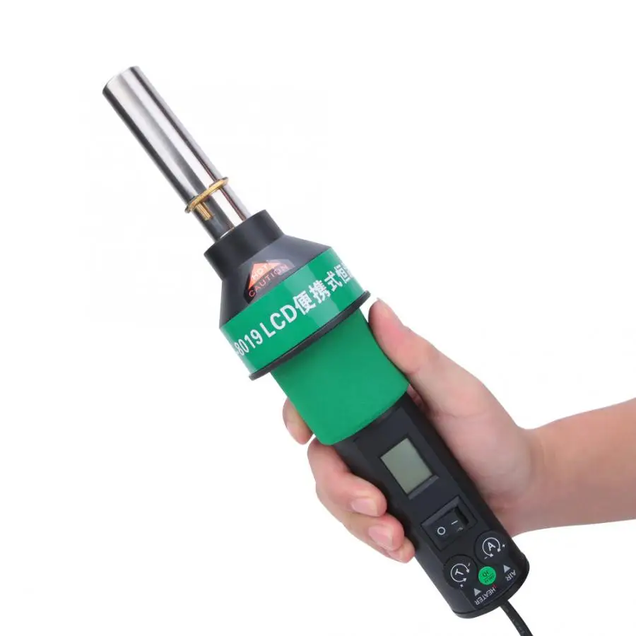 Пистолет горячего воздуха 450 Вт с ЖК дисплеем инструмент для ремонта телефона