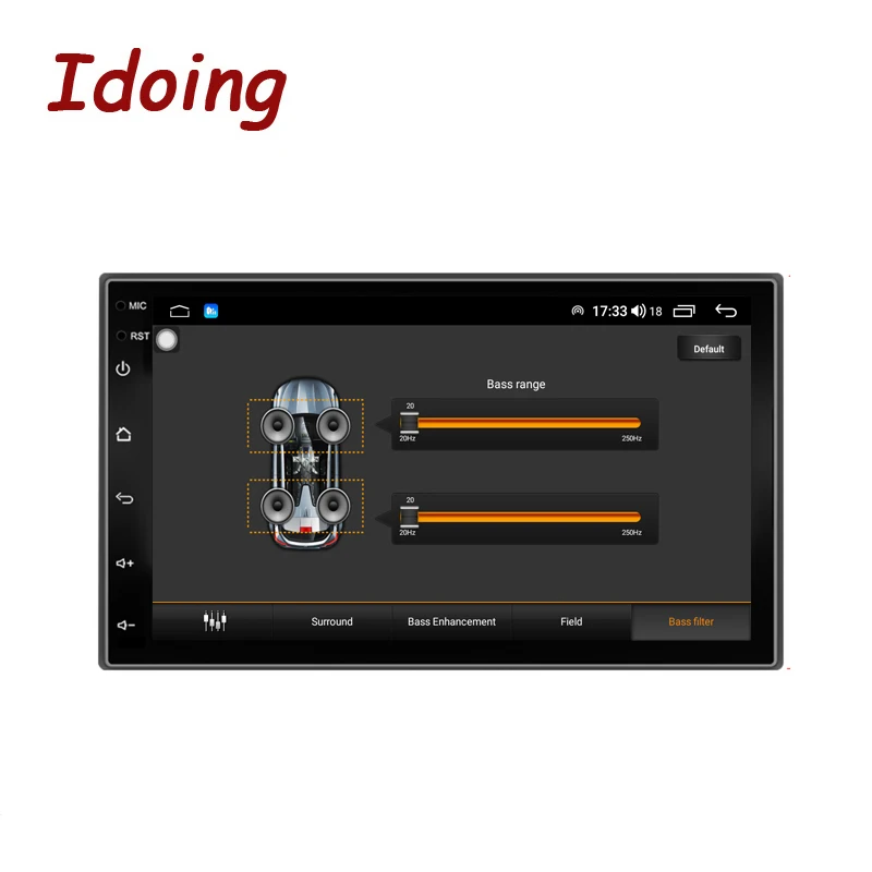 idoing 7android 4g64g 2din video for universal car multimedia radio player 1080p dsp gpsglonass head unit built in carplay free global shipping