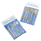 6 шт., шестигранные биты с титановым покрытием, 10-25 мм