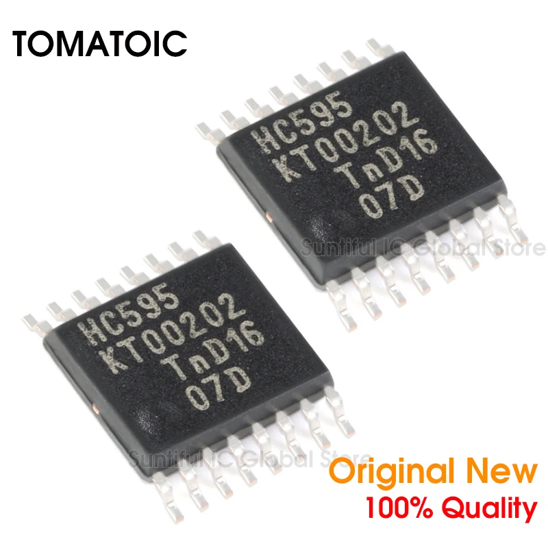 5 шт. 74HC595PW 118 TSSOP16 HC595 TSSOP 16 8 битный параллельный регистр переключения