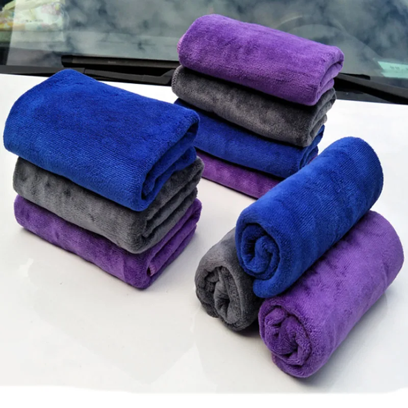 

Thickening absorbent towel 30*70CM polishing and not wiping car towel cleaning towel ultra-fine fiber wash car towel