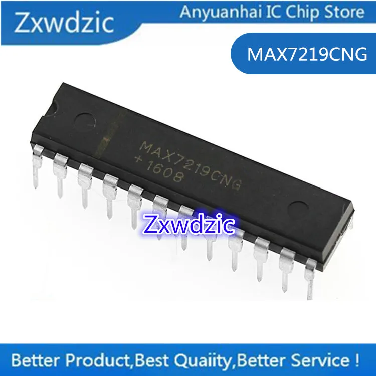 

10pcs 100% new original MAX7219 MAX7219CNG MAX7219ENG DIP24 / MAX7219CWG MAX7219EWG SOP-24 LED display driver