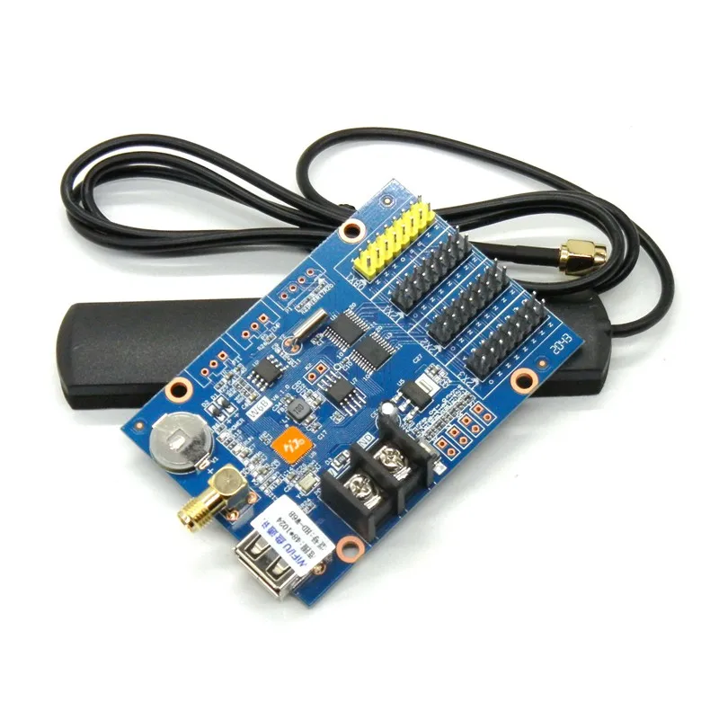 HD-W6B Wifi + USB СВЕТОДИОДНАЯ карта управления 1024*48 пикселей Беспроводная одноцветная