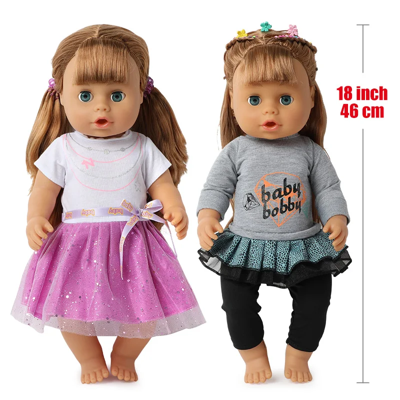 46 см Bebe reborn кукла для маленькой девочки Электрический галстук волос DIY игрушка 18