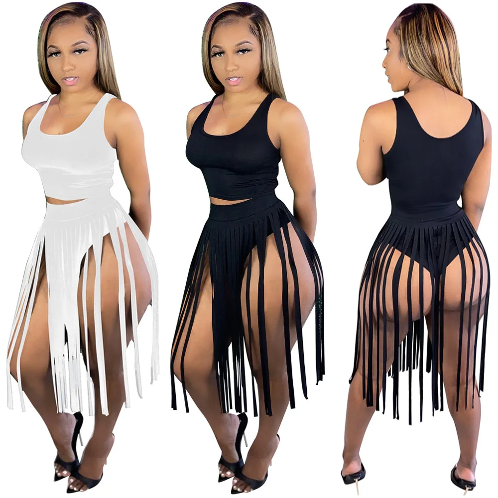 

JH 236 Waist Band Cut Out Tassels Sexy Beach Bodysuit Women Open Back Bandage Short Jumpsuit Summer V Neck Bodycon Playsuit