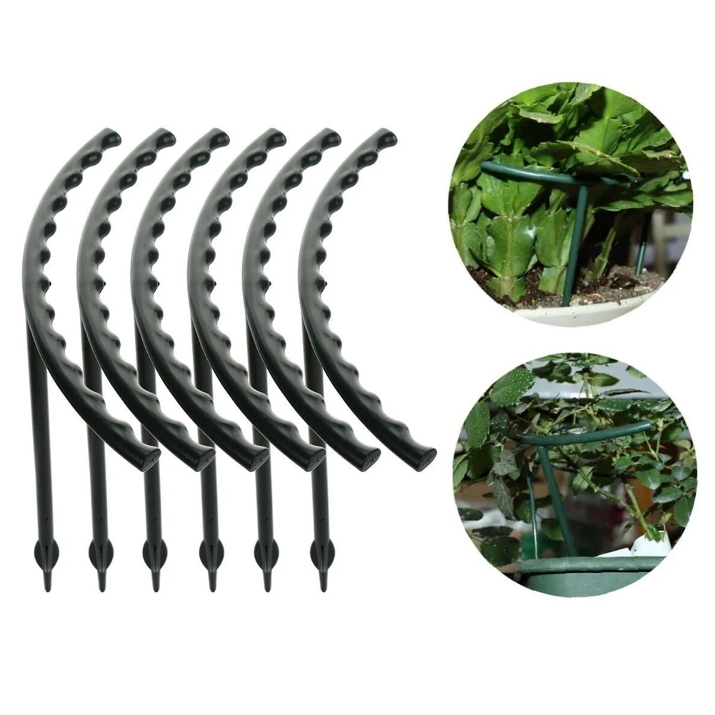 6 шт Пластик цветок Поддержка DIY конструкция для лазания розы растений стойка