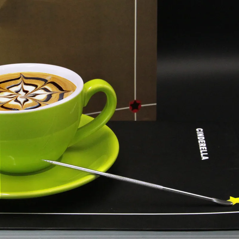 5 шт. художественные иголки для кофе бариста капучино эспрессо украшения латте