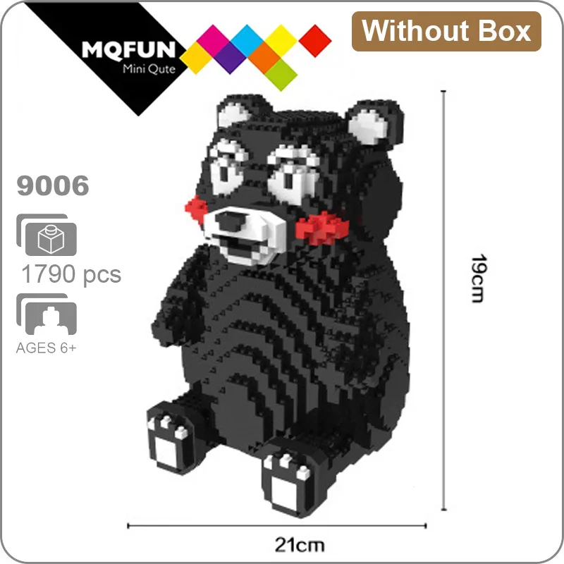 HC 9006 Without Box HC большой мультфильм Аниме Супер Герой Марио Тоторо Snorlax пластиковый строительный блок кирпичи игра DIY 3D Сборная модель обучающая игрушка - Цвет: HC 9006 Without Box