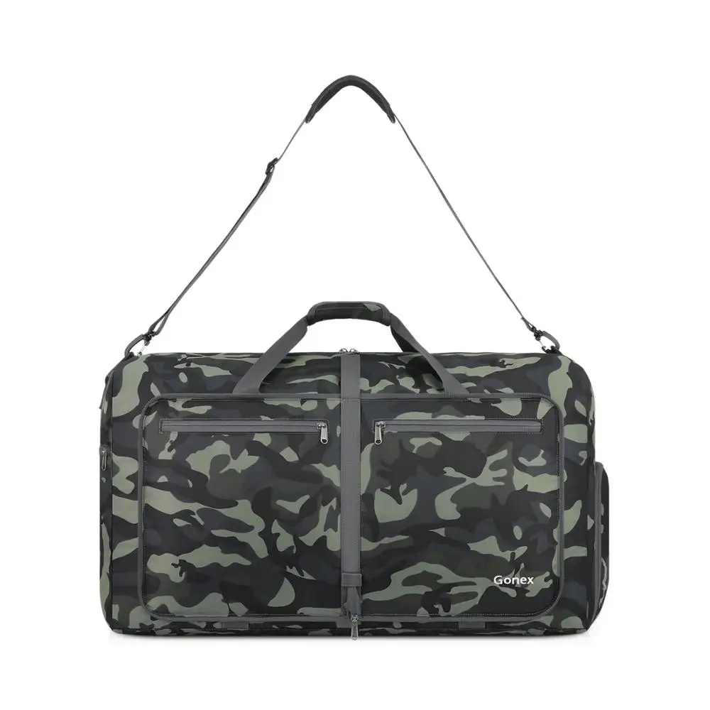 Green Camouflage Gonex 40L дорожная сумка для багажа для мужчин и женщин 210d нейлон дорожные сумки складные Сверхлегкая сумка для отдыха деловой поездки - Цвет: Green Camouflage