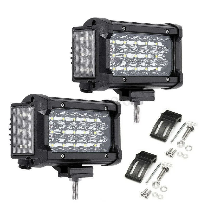 

5 Inch 180W 3400LM Dual Side Shooter LED Work Light Combo Offroad Driving Truck Jeep Moto Lamp