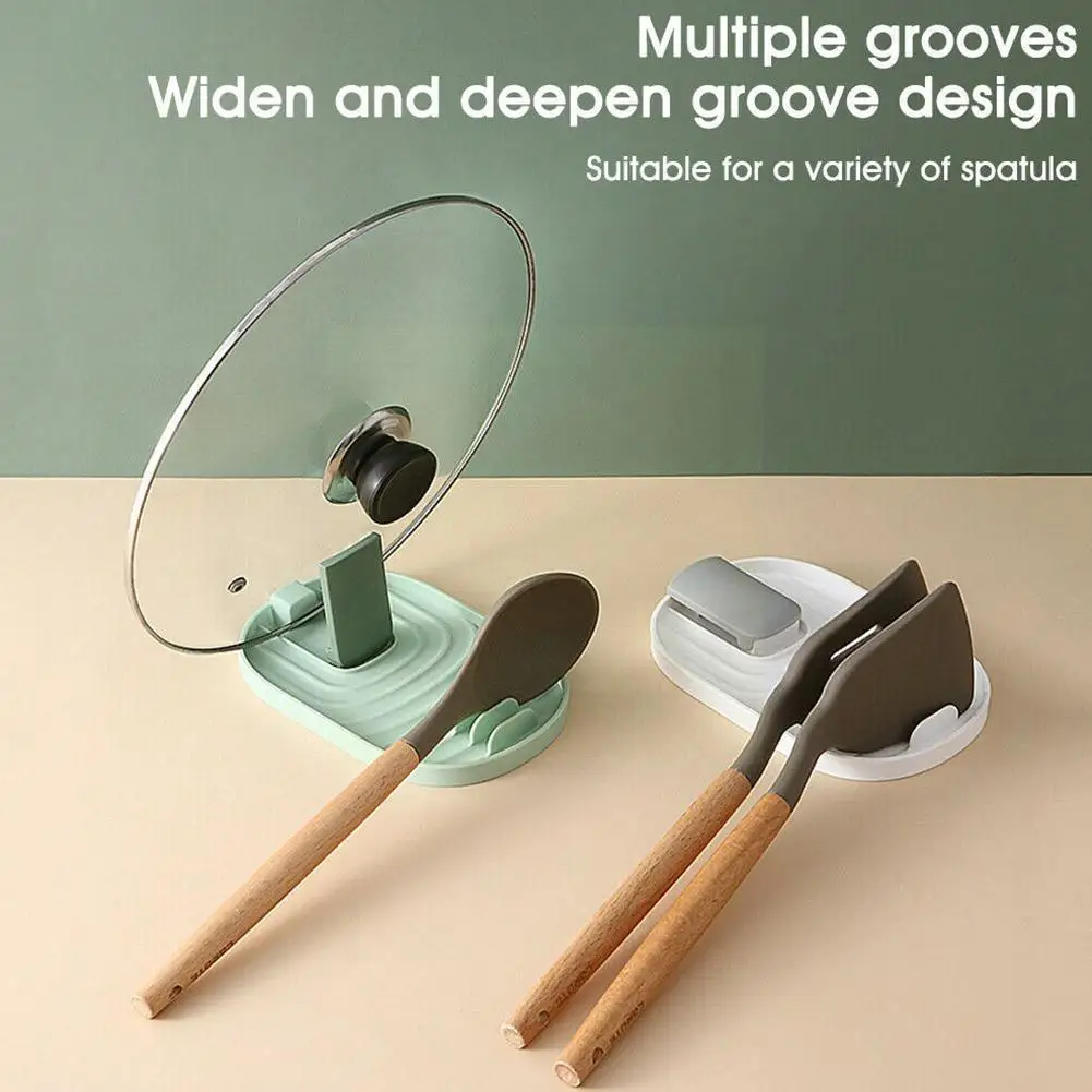 

Kitchen Organizer Tools Spoon Holders Fork Spatula Holder Plastic Spoon Rack Organizer Non-slip Chopsticks Rest Kitchen She Z6B5