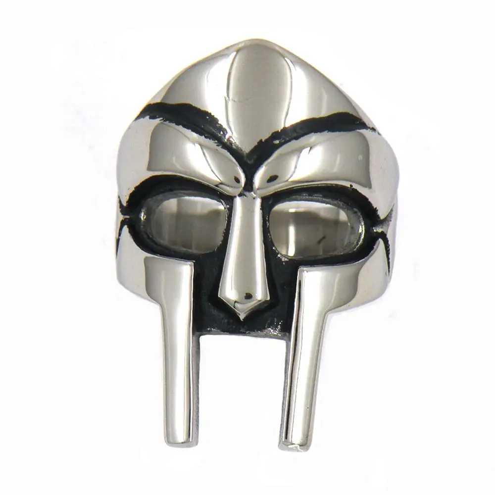 FANSSTEEL ювелирные изделия из нержавеющей стали Железный человек Маска Байкер кольцо FSR12W99
