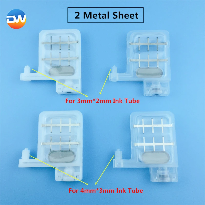 10 Pcs Dewei Transparent White UV DX5 Big Ink Damper for Printhead XP600 TX800 Galaxy Allwin Xuli Dumper Filter | Компьютеры и офис
