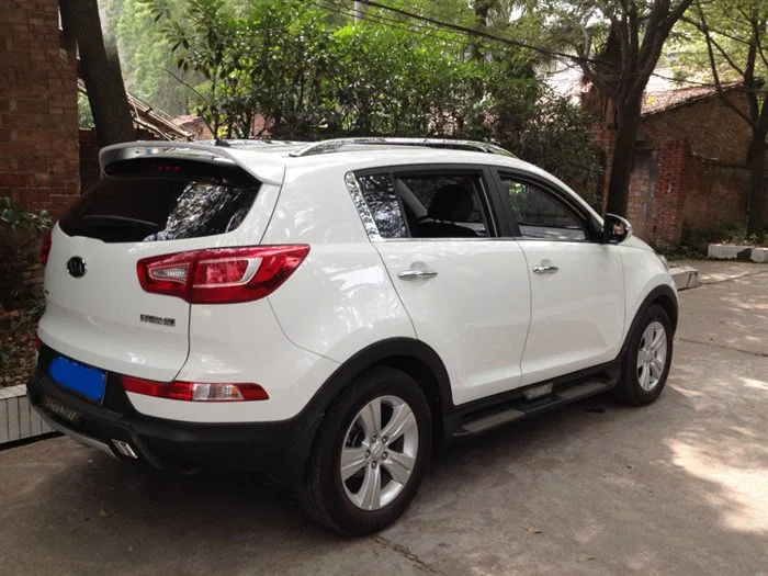 Для Kia Sportage спойлер 2011 2017 хэтчбек ABS Материал заднее крыло автомобиля праймер цвет