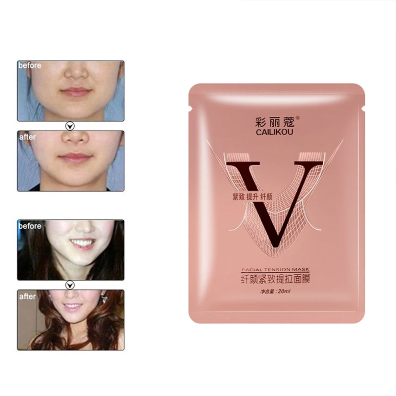 

V-образная маска для подтяжки лица от морщин