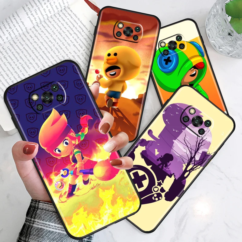 

Cute-Anime-Stars For Xiaomi Civi Mi A2 A1 6X 5X Play Mix 3 Poco M4 X3 NFC F3 GT M3 M2 X2 F2 Pro C3 F1 Black Phone Case