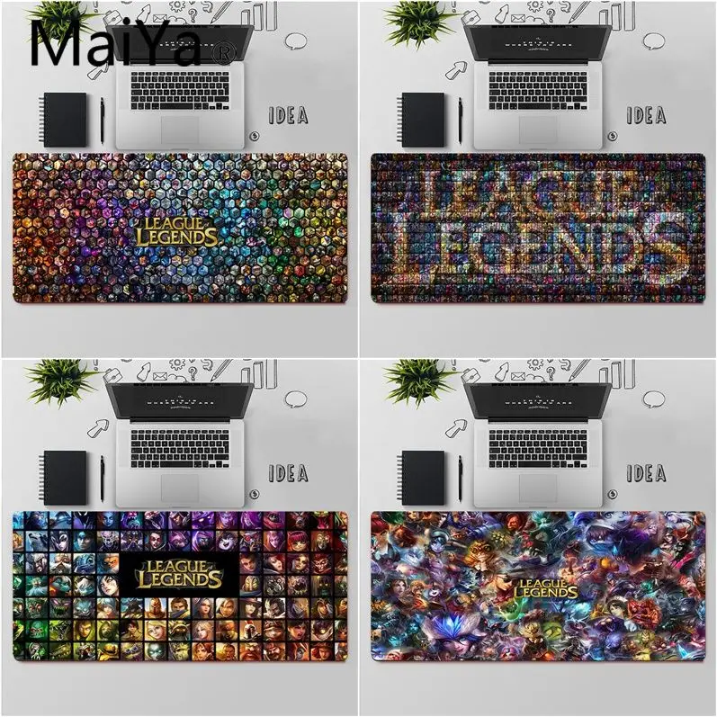 Maiya LOL League Of Legends геймер скоростные мыши розничная продажа маленький резиновый