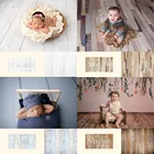 Фон для фотосъемки новорожденных с деревянным полом