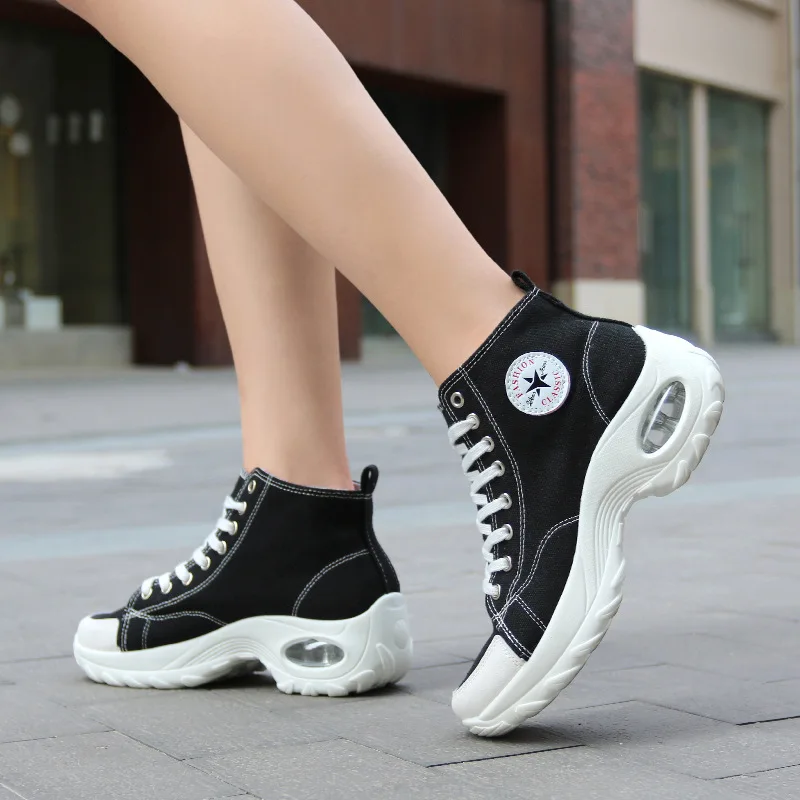 

Sneakers Women 2021 Chunky Sneakers Women Shoes Platform Casual Shoes Woman Breathable Canvas Trainers Women Shoes