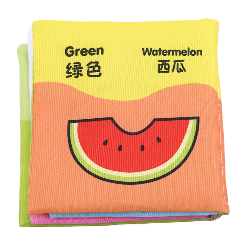 Тканевая книга для детей детская развивающая игрушка раннего развития Пальмовая