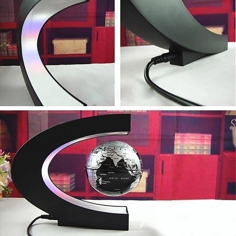 

Floating Magnetic Levitation Globe LED World Map Electronic Antigravity Lamp Novelty Ball Light Home Decoration Birthday Gifts