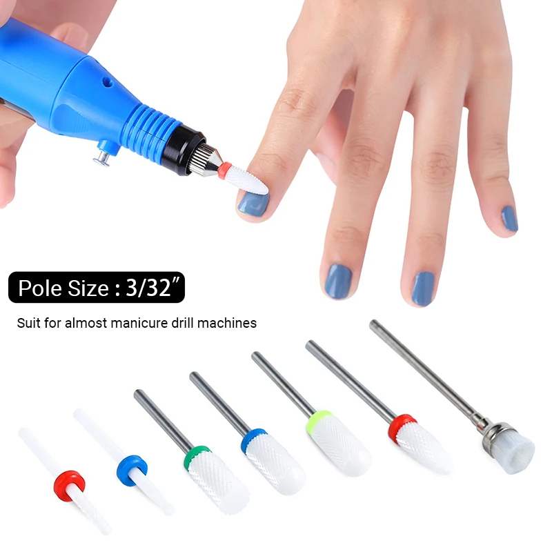 Фреза для маникюра керамическая фреза набор фрез педикюра электрическая пилка