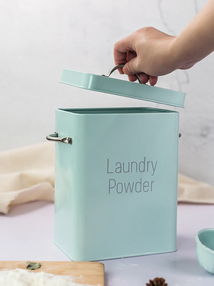 Квадратный стиральный порошок ящик для хранения дома ванны с использованием